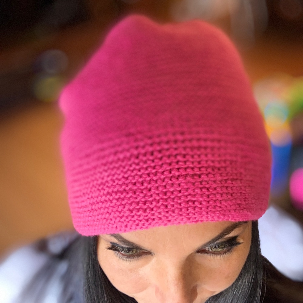 100% handmade Soft wool slouchy convertible Hat/beanie - Picture 7 of 12